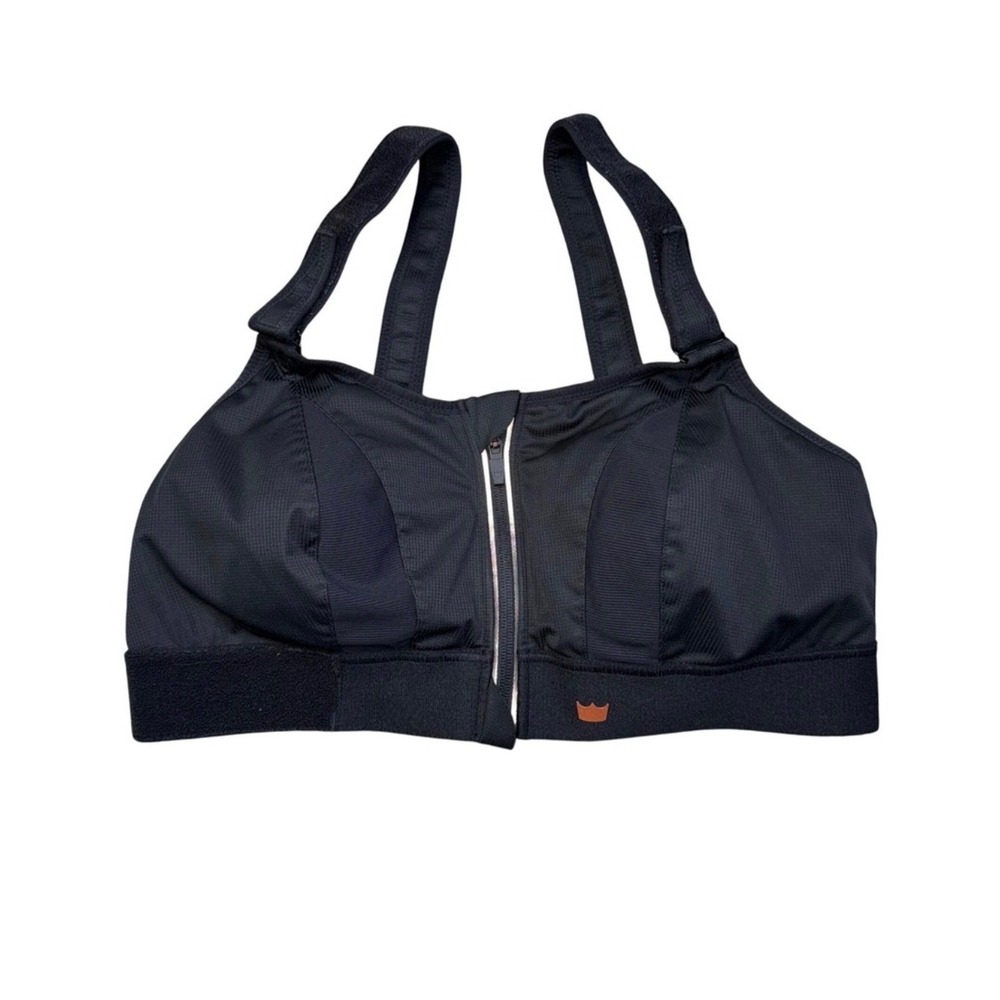 Shefit Ultimate Sports Bra Womens 3Luxe Black Excellent High Impact Zip Front